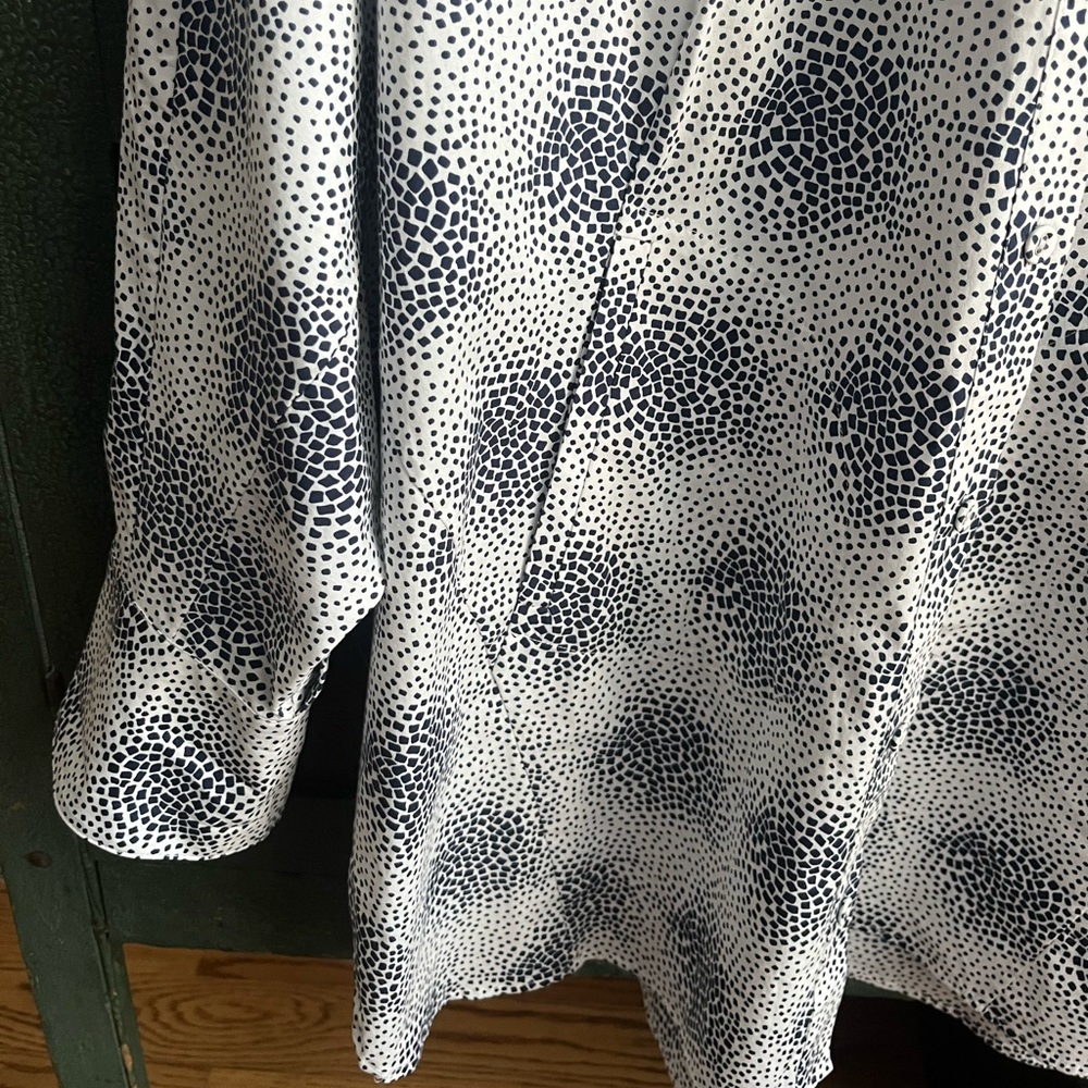 DIANE VON FURSTENBERG Caleb Printed Stretch-Cotton Poplin Shirt - Picture 4 of 11